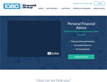 Tablet Screenshot of 1080financial.com